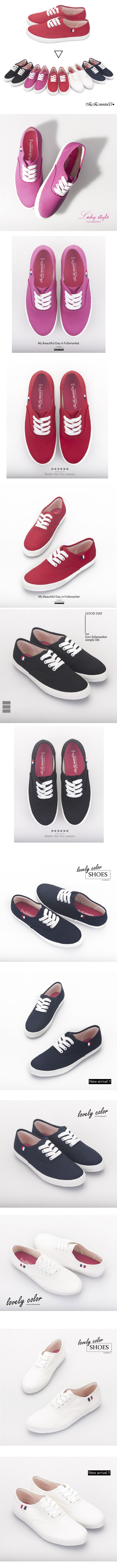 【富發牌】休閒感布面低筒鞋-黑/米/紅/藍/桃U46